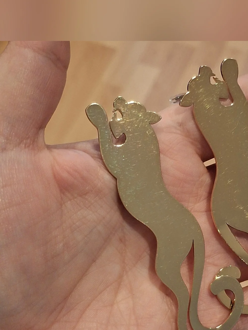 Leopard Golden Plated Earrings